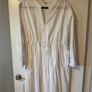 Elegant Rails White Dress